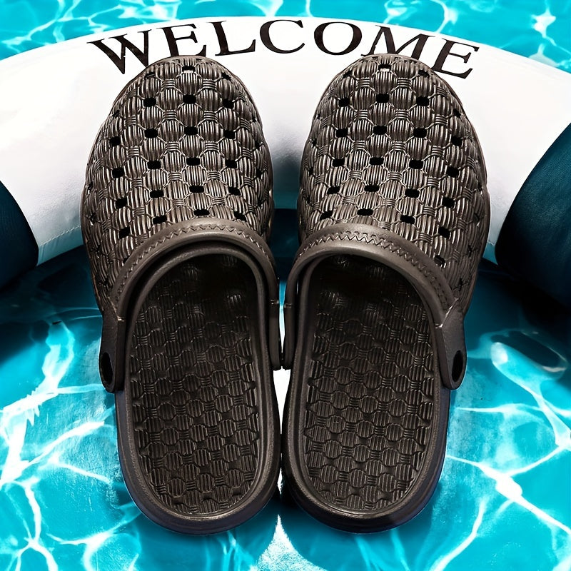 Men's Lightweight Slip On Clogs Non-slip Beach Clogs