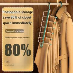 1pc Folding Pants Hangers Anti Slip Magic Storage Hanger For Ties Camisoles