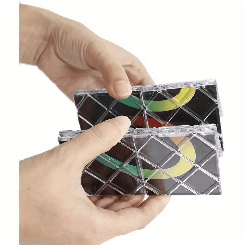 Magic Folding Puzzle Cube 18 8 Sided Illusion Brain Teaser for Birthdays