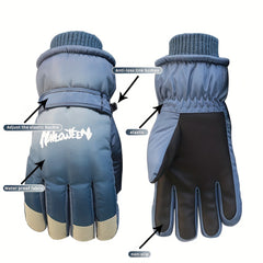 Waterproof Winter Snowboard Gloves - 1 Pair
