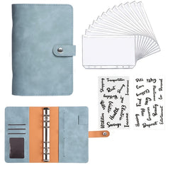 Soft Leather Loose leaf Notebook Office Supplies Set