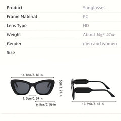 Y2K Cat Eye Sunglasses Gradient Glasses UV400