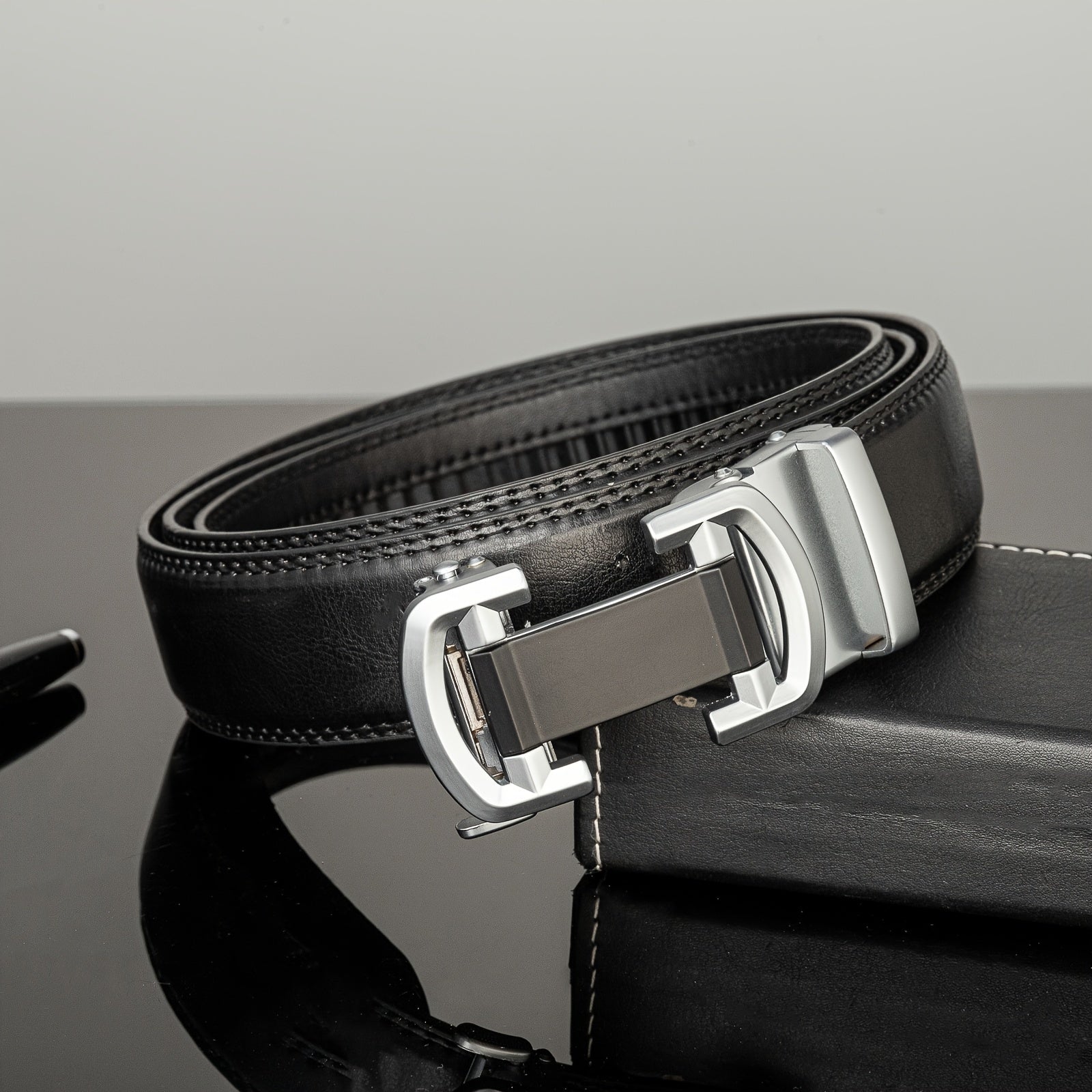 Men's Casual I-Shaped Auto Buckle Belt Gift
