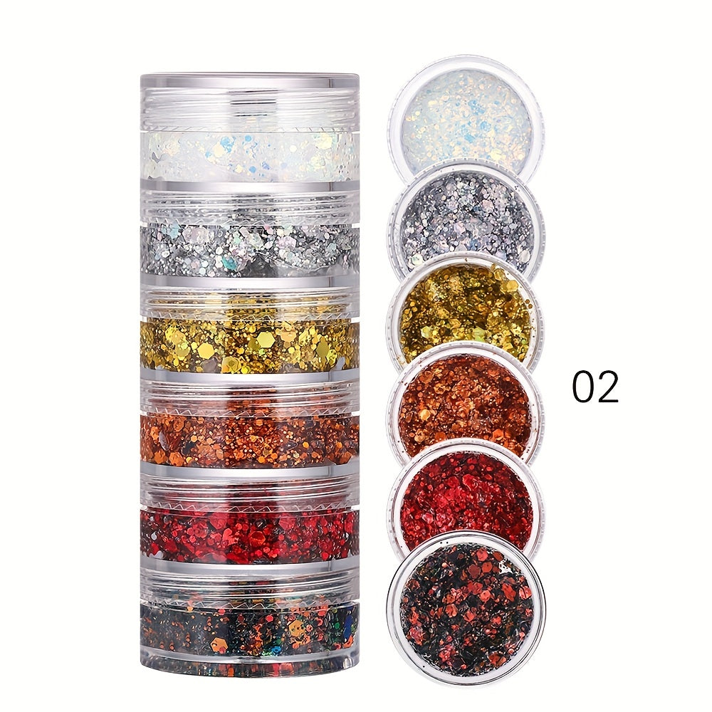 Iridescent Body Glitter - Carnival Makeup