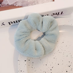 Solid Colors Scrunchy Hair Ties Hair Elastics Soft Scrunchie Ponytail Holders