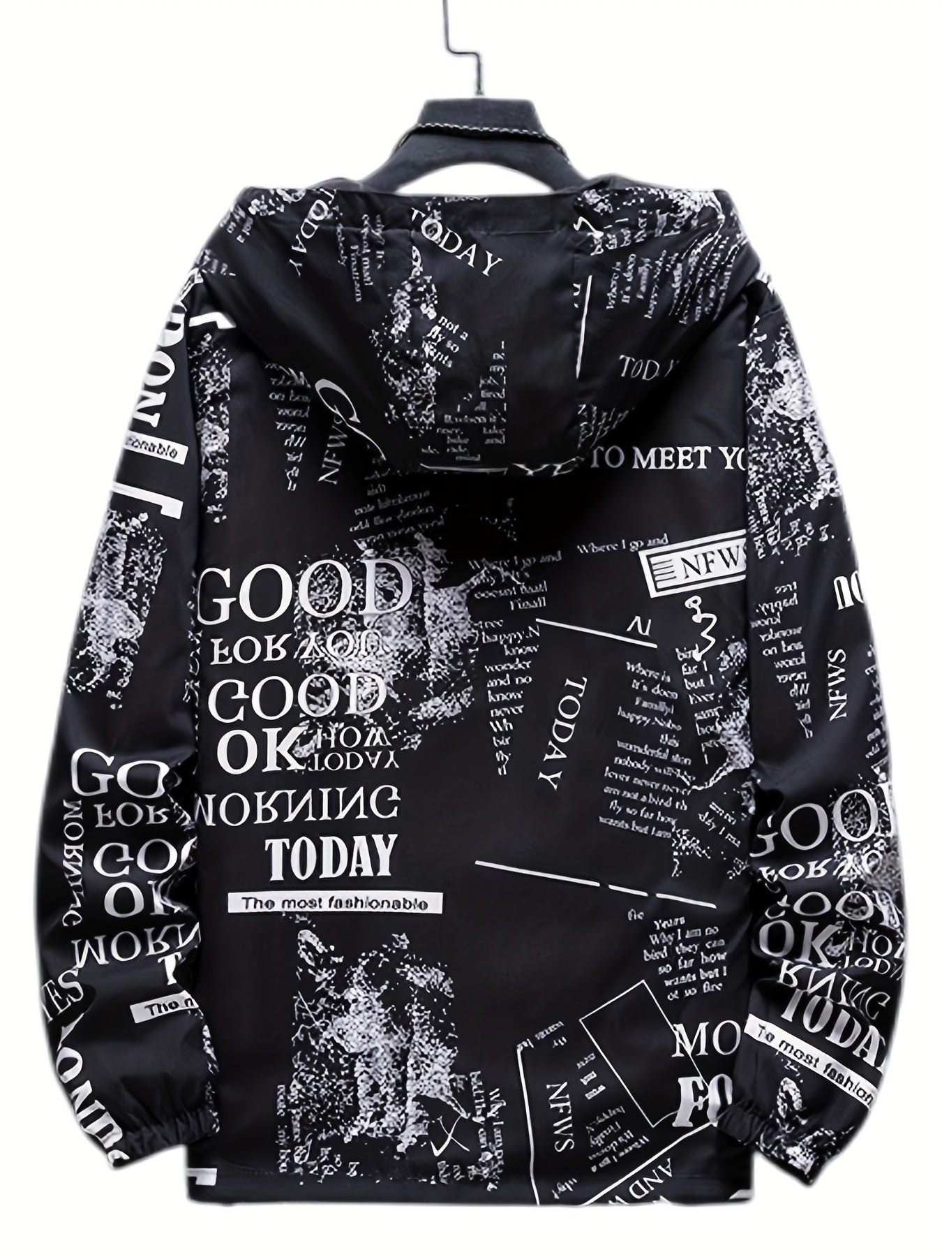 Spring Autumn Mens Casual Reversible Hoodie Jacket Men Clothes