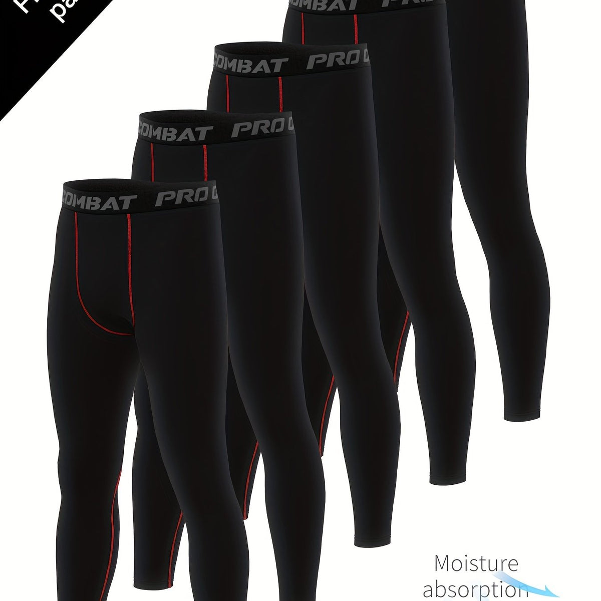 Men's High Stretch Leggings Active Quick Drying Compression Pants
