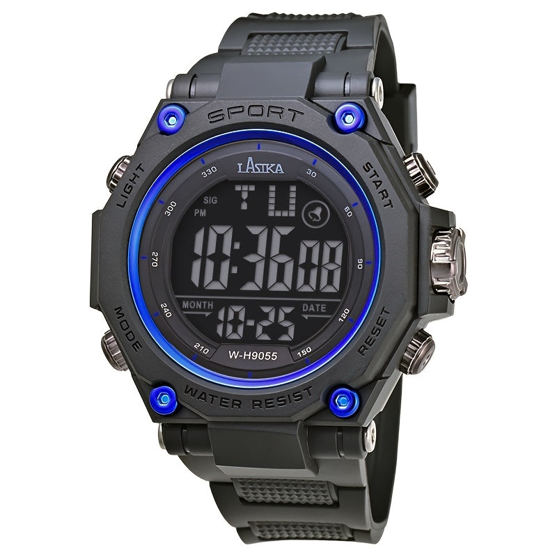Kids' Digital Wristwatch with Backlight IPX7 TPU Strap