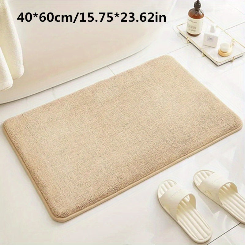 Soft Non Slip Absorbent Quick Drying Bath Rug - Durable Wear-resistant Mat