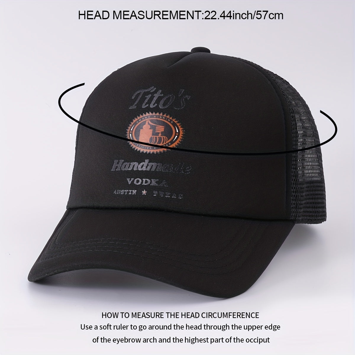 Beer Vintage Baseball Cap Mesh Trucker Hat Adjustable Lightweight Sunscreen Dad