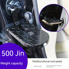 Car Door Step Foldable Roof Rack Glass Breaker Safety Hammer Easy Access