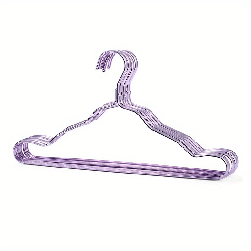 5pcs Aluminum Clothes Hanger Non-marking Non-slip for Dormitory Home