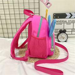 Kids Butterfly Backpack With Traction Strap - Cartoon Design