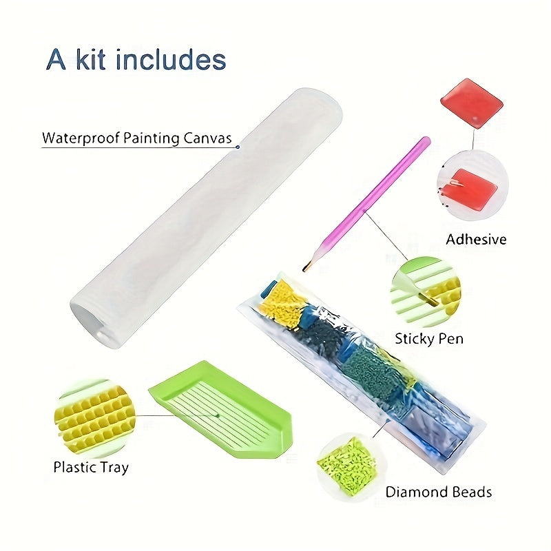Small Bee DIY 5D Diamond Painting Kit - No Frame