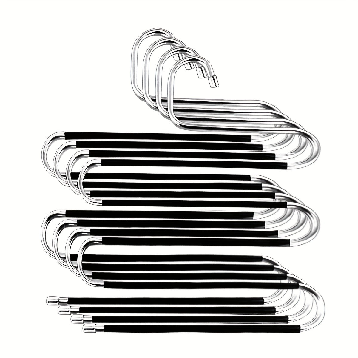 5 Layer Clothes Hanger Stainless Steel Non slip Pants Hanger
