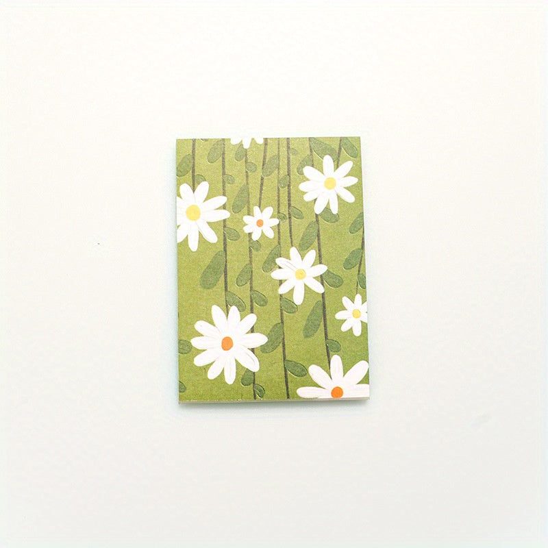 30 Pages Mini Stickers Small Flowers Easy Carrying Office Student Notebook