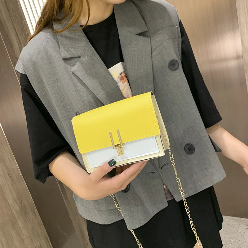 Leather Crossbody Bag Small Messenger Bags for Women