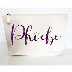 Glitter Make Up Bag Bridal Shower Cosmetic Trip Wash Bag Birthday Gift
