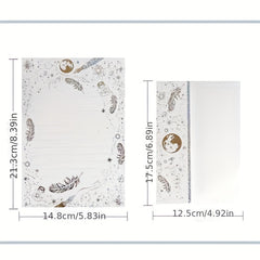 Vintage Stationary Paper And Envelopes Set