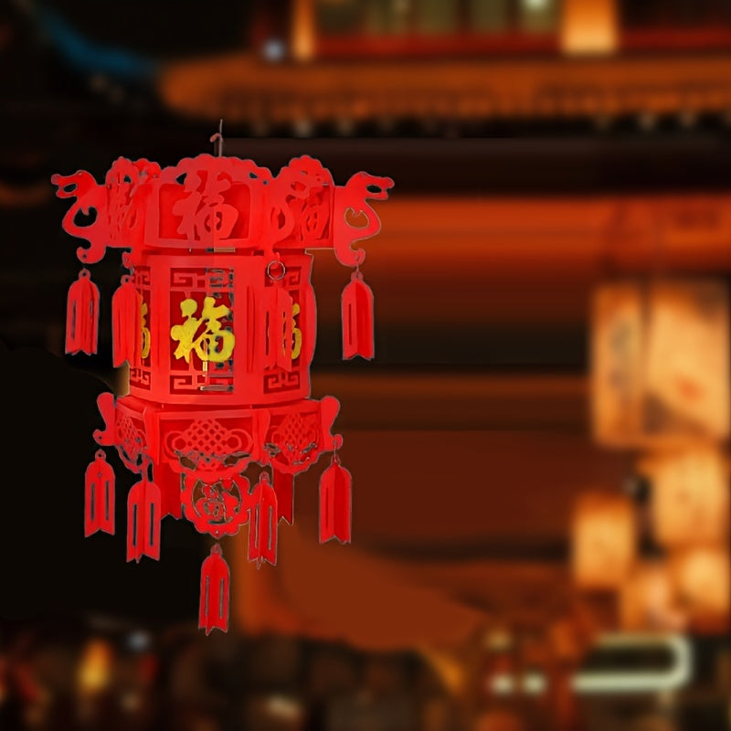 Red Lantern Palace Year Decoration DIY Wedding Pendant