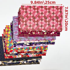 5pcs Multicolor Small Cloth Set Japanese Style Patchwork Household Supplies