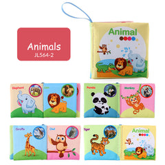 Educational Baby Cloth Books English Animal Fruit Cognitive