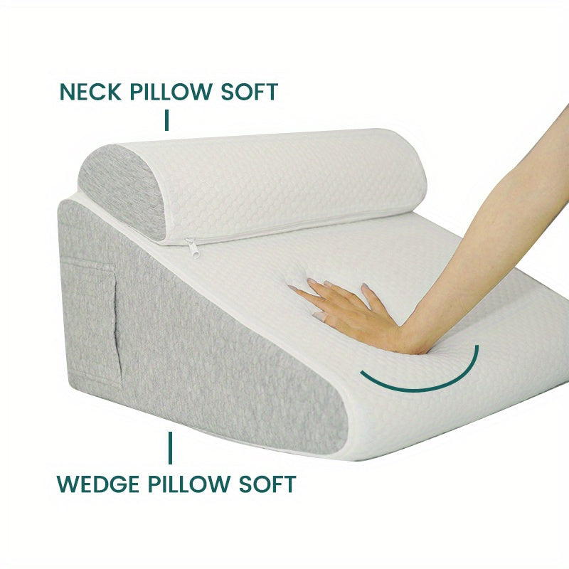 Wedge Pillow For Sleeping After Surgery Memory Foam