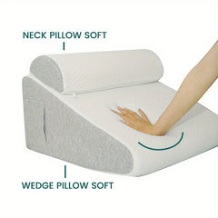 Wedge Pillow For Sleeping After Surgery Memory Foam