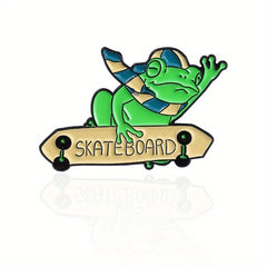 Frog Brooch Pin for Backpack, Clothing & Hat - Jewelry Gift