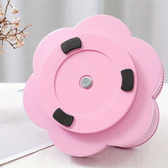 Metal Rotating Pen Holder Makeup Brush Storage Desktop Organizer
