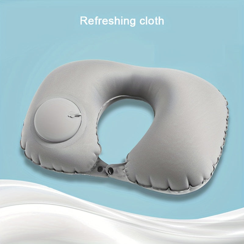 Inflatable U-Shaped Pillow for Comfortable Travel