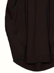  Slogan Print Long Sleeve Baggy Dress