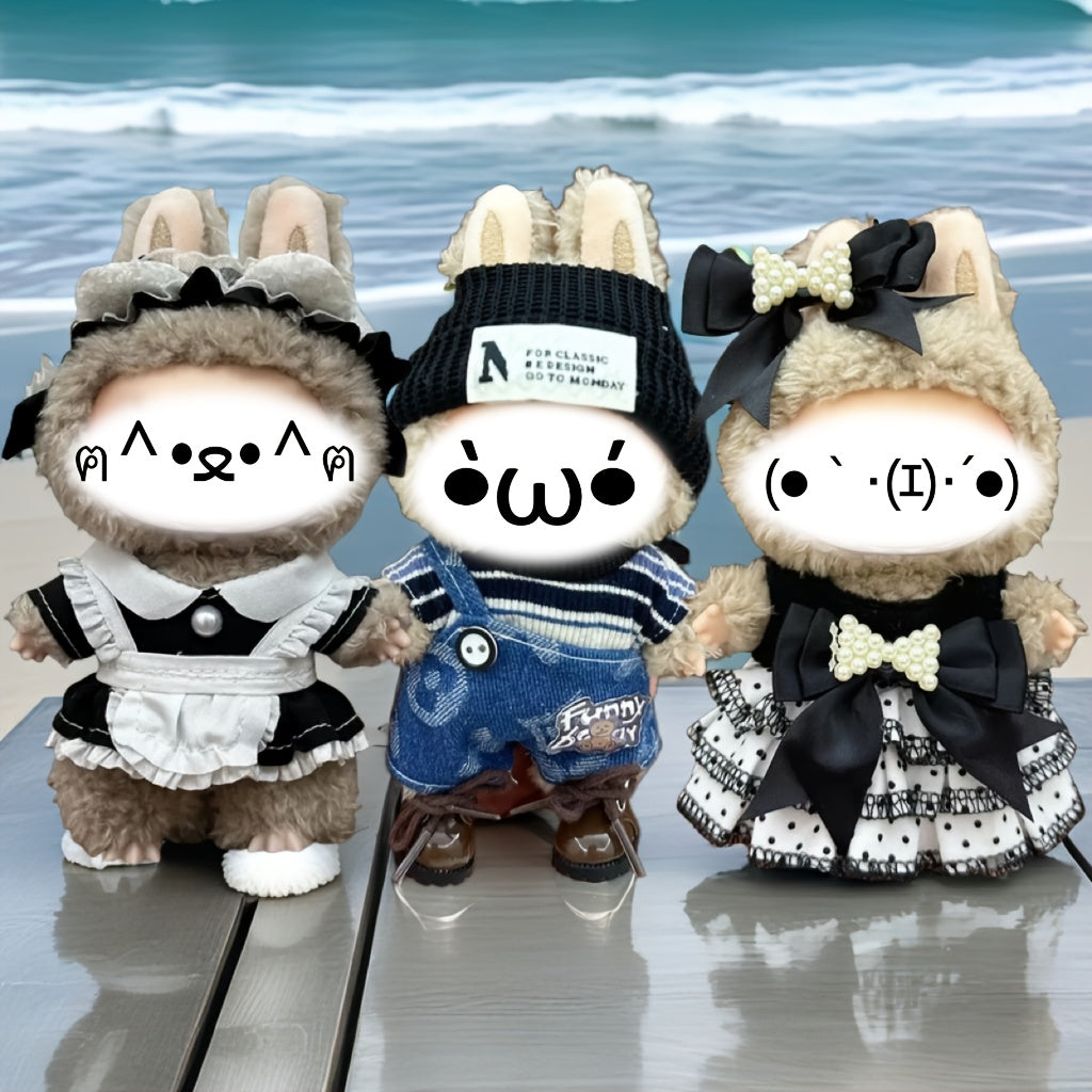 Handcrafted Doll Set for 6-9" Fashionable Dolls - School Opening Gift