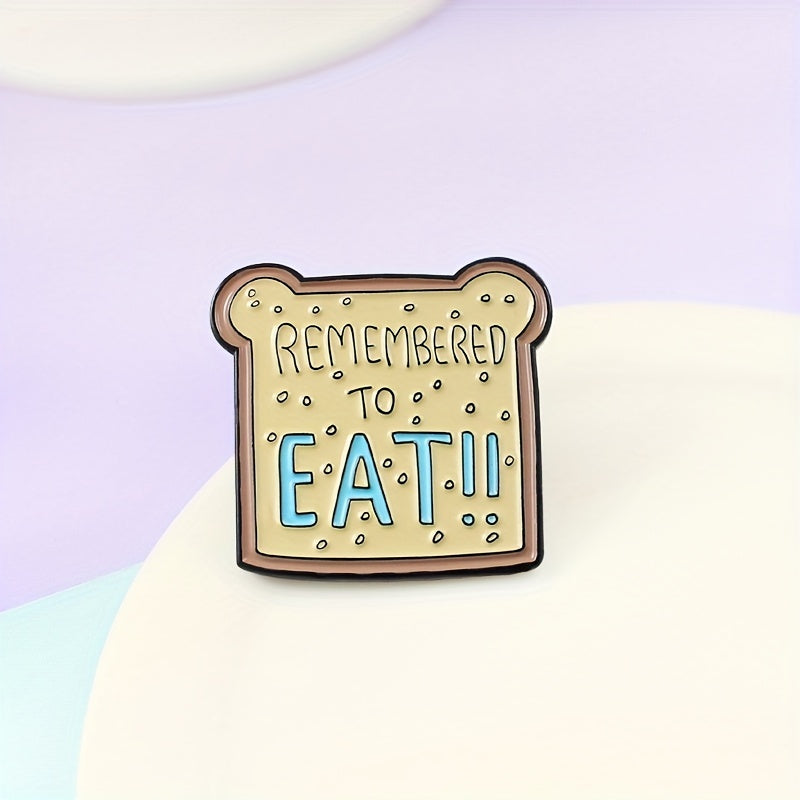 Bear Shaped Bread Chip Jewelry Brooch