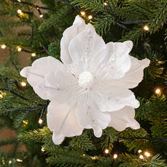 Christmas Flower Red Golden Blooming Tree Decoration