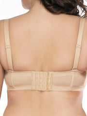  Solid Strapless Back Closure Push Up Bra
