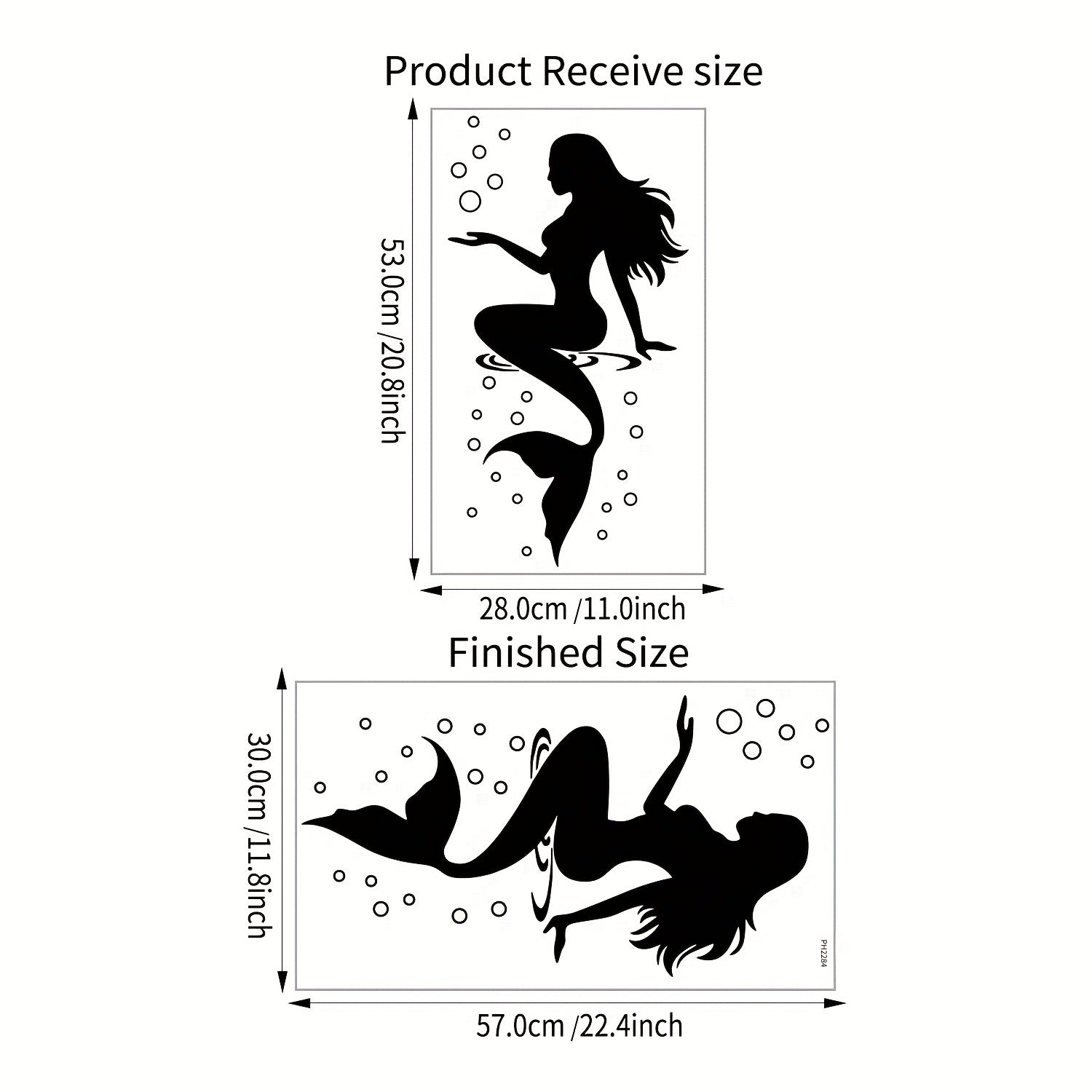 Mermaid Wall Stickers - Add a Touch of Magic to Your Home!