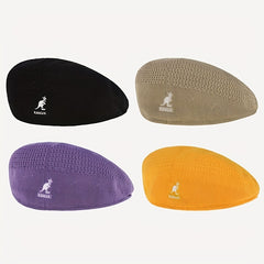 Unisex Knitted Beret Hat Vintage Casual Newsboy Cap