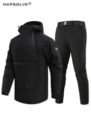 Men's Outdoor Tracksuit Hooded Windproof Hoodie