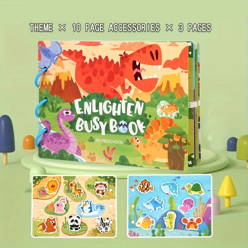 Children's Quiet Book Enlightenment Sticker Busy Book