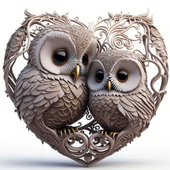 Love Owl 5D Diamond Painting Set DIY Home Decoration Gift