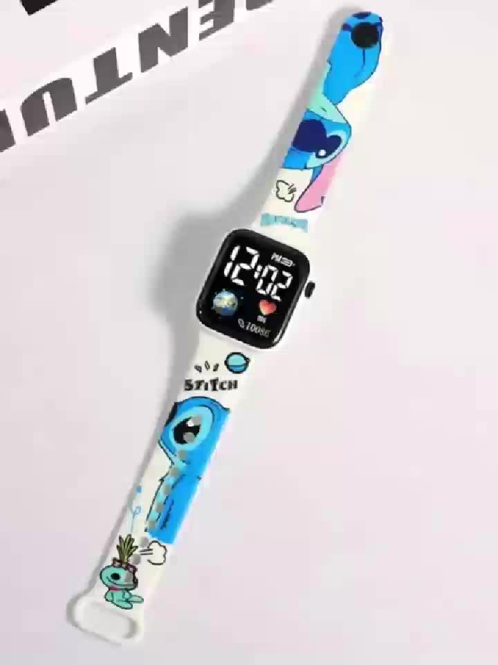 LED Stitch Watch - Luminous Display, Sleek and Stylish Wristwatch