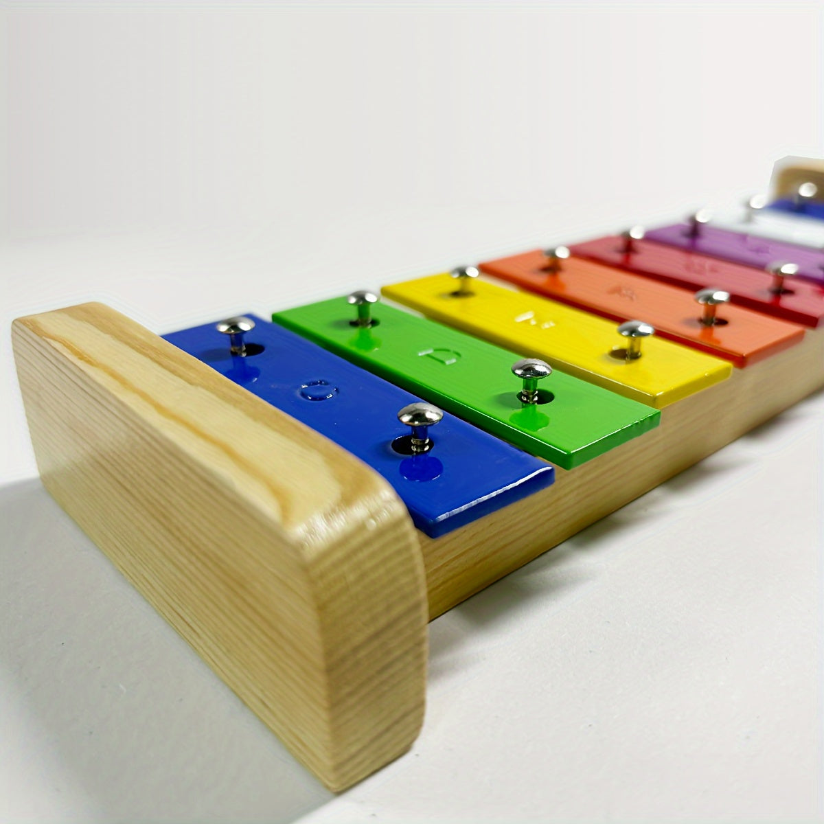 8 Tone Aluminum Xylophone Hand Played Percussion Instrument Ideal for Christmas