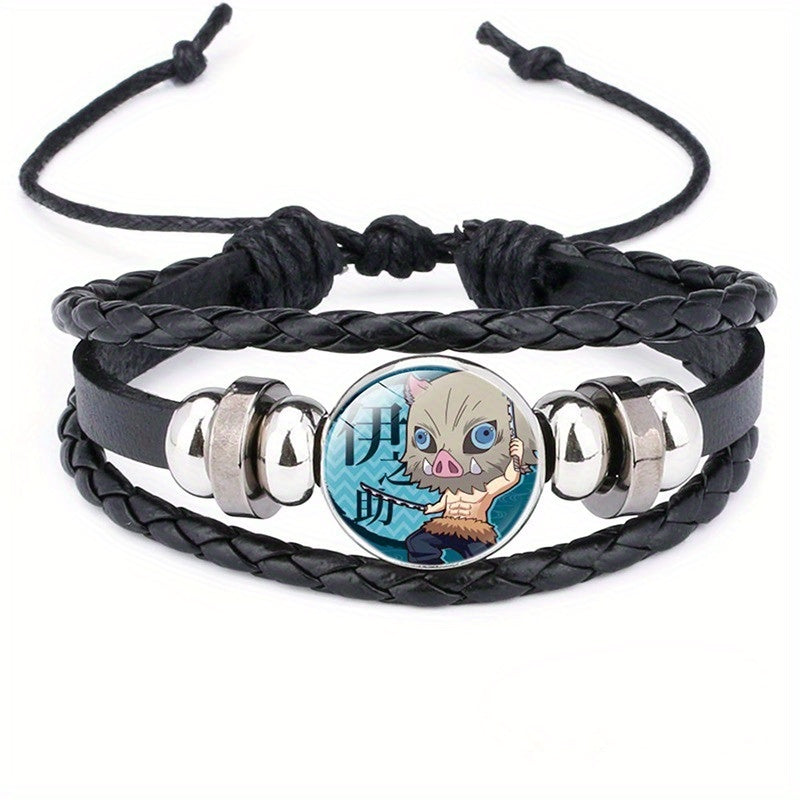 Anime Characters Bracelet for Boys, Birthday Gift, Halloween Decor