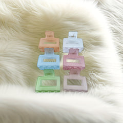 Square Hair Clips Claw Clips Decorative Hair Accessories For Girls