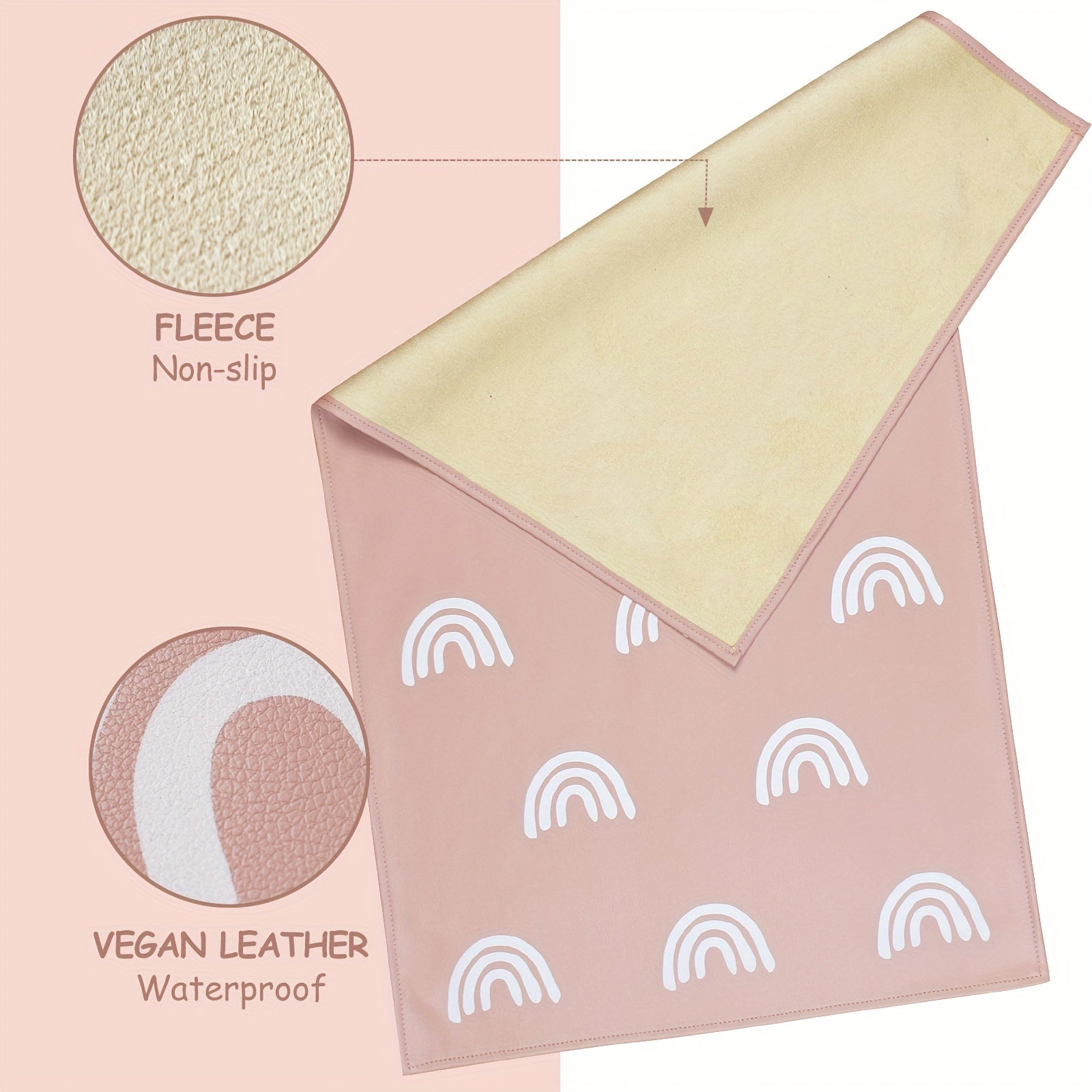 Soft Portable Changing Mat for Changing Pad Cover