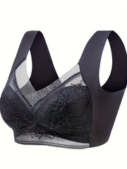Wireless Lace Bra Tank Top for Comfort