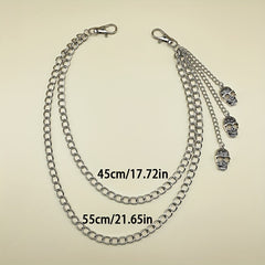 Skull Chains Men's Decorative Pant Chain Jeans Waist Chains
