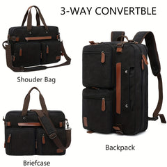 Convertible Laptop Bag Messenger Bag Shoulder Bag