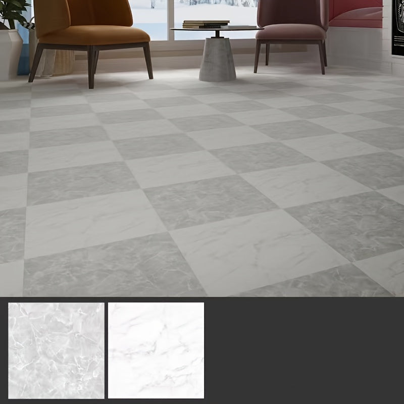 10pcs Waterproof Marble Tile Stickers Bathroom Floor Easy to Install